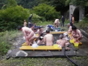 阿曽原温泉 源泉かけ流しです