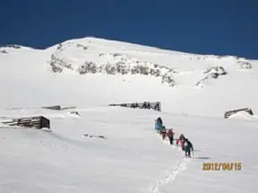 山頂を目指す