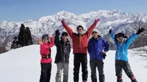 快晴のもと記念撮影 快晴のもと記念撮影